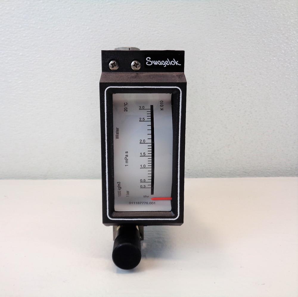 Swagelok Variable Area Flowmeter 0.3 to 3.0 L/H Water, VAF-M2-A1M-1-0